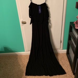 NWT One Clothing Black Maxi Dress